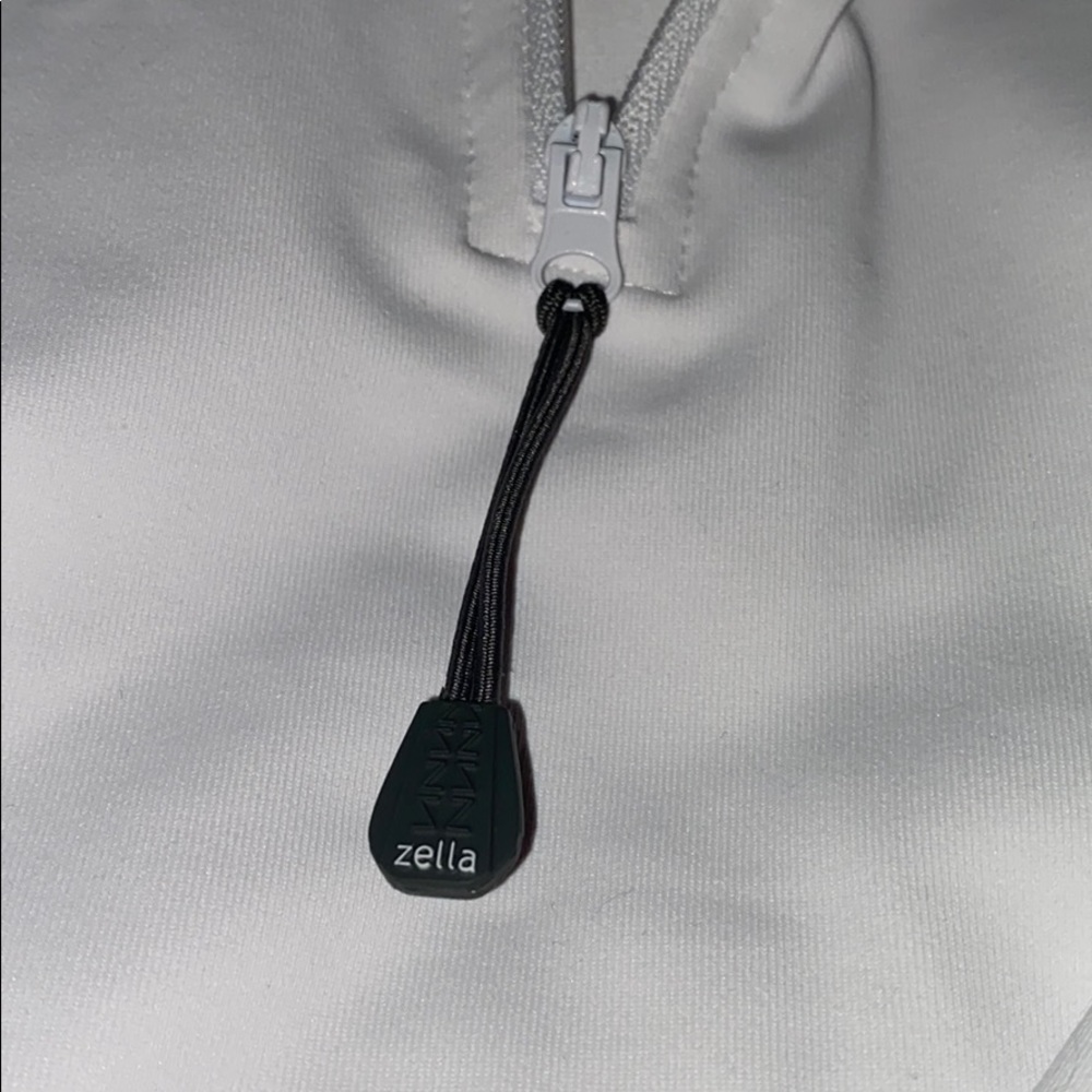 Zella Half Zip White Pullover Performance Top - image 6